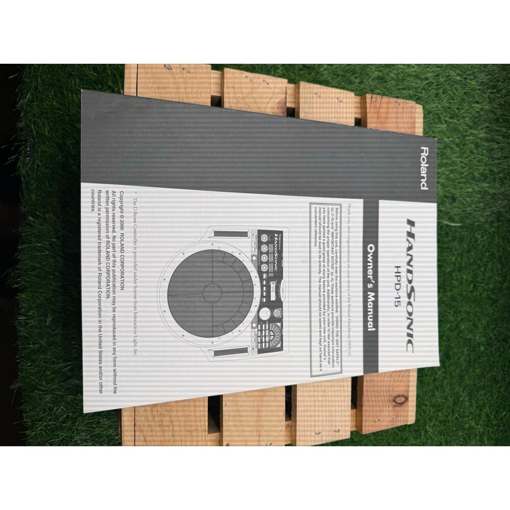 Roland HandSonic HPD-15 Digital Percussion Pad Owner’s Manual